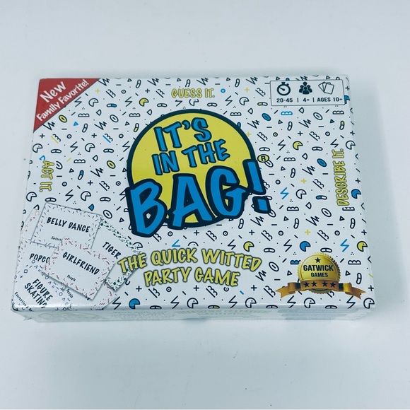 Other - Gatwick Games It's in the Bag! 2019 Party Family Board Game Factory Sealed